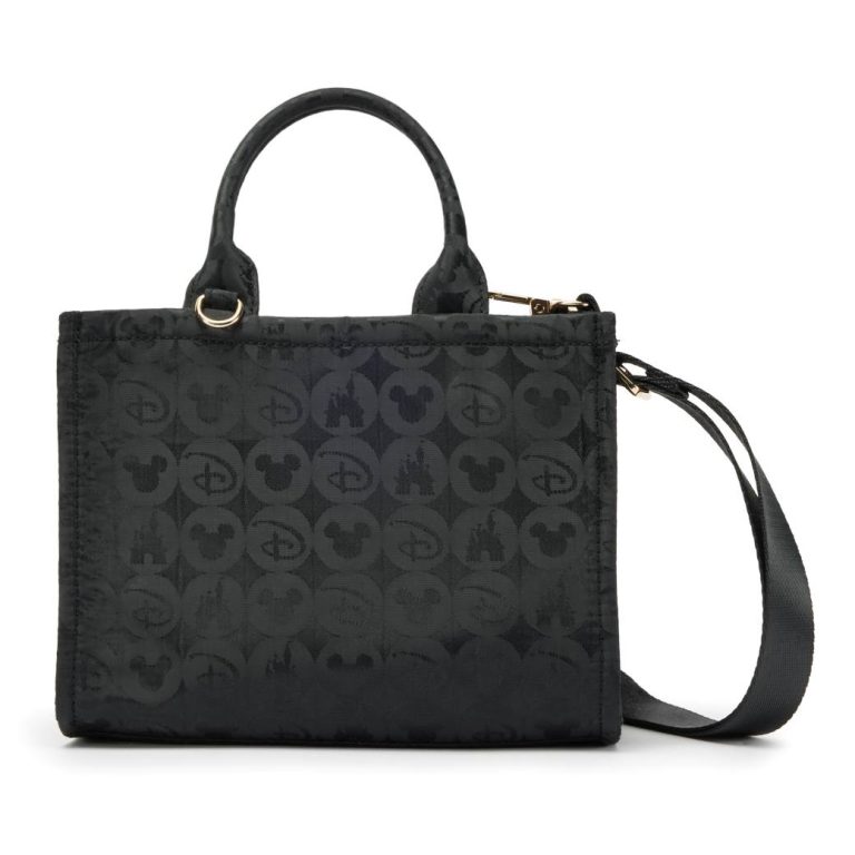 Mini borsa a spalla nera Disney Icons