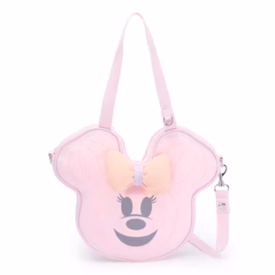 Borsa a spalla in tela Minnie Big Face Halloween