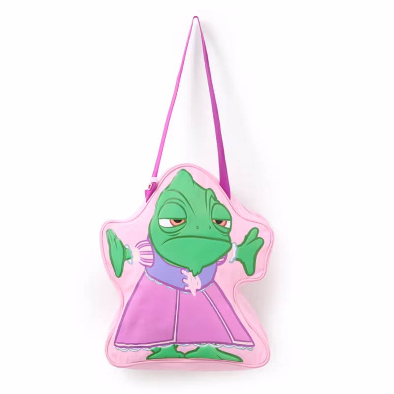 Borsa a spalla sagomata con volto di Pascal, Rapunzel