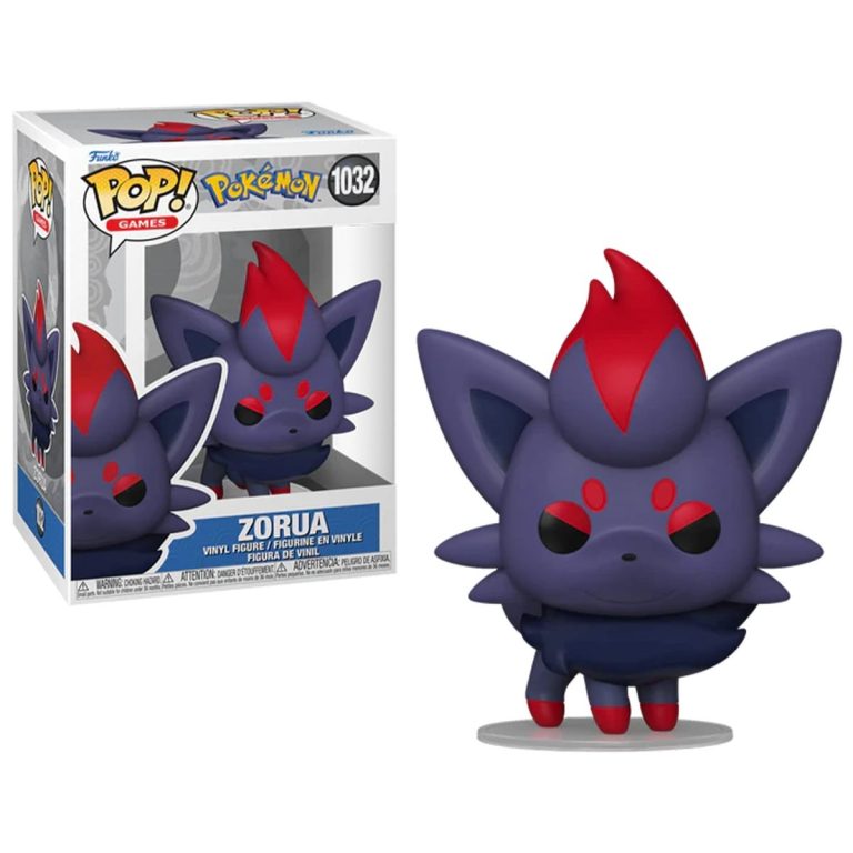 Funko Pop Zorua Pokémon Games Figure Tipo Buio N° 1032
