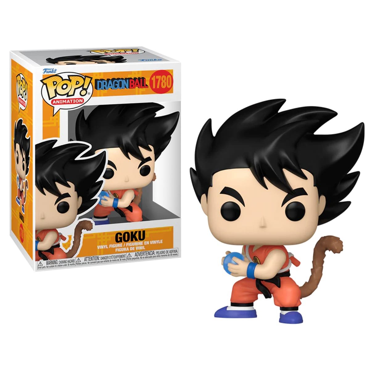 Funko Pop Goku with Tail Kamehameha Dragon Ball Anime N° 1780