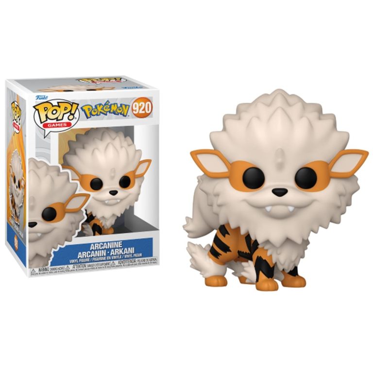 Funko Pop Arcanine Pokémon Anime Games Vinyl N° 920