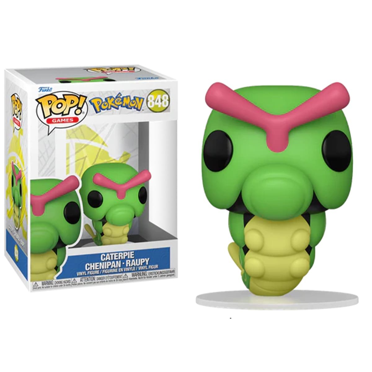 Funko Pop Caterpie Pokémon Vinyl Figure Games N° 848