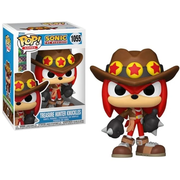 Funko Pop Treasure Hunter Knuckles Sonic Games Edition N° 1055