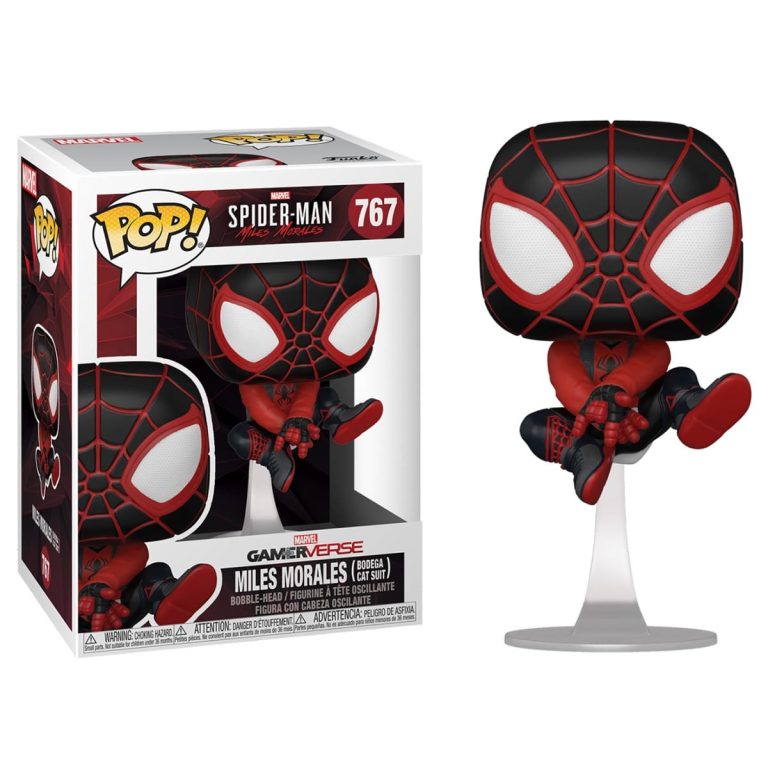 Funko Pop Miles Morales Bodega Cat Suit Spider-Man N° 767