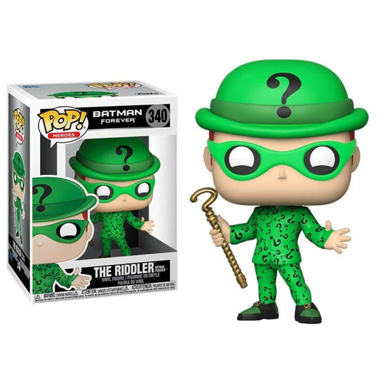 Funko Pop Riddler Batman Forever Jim Carrey Vinyl Figure N° 340