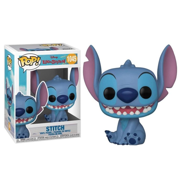 Funko Pop Smiling Seated Stitch Lilo e Stitch Vinyl Figure N° 1045