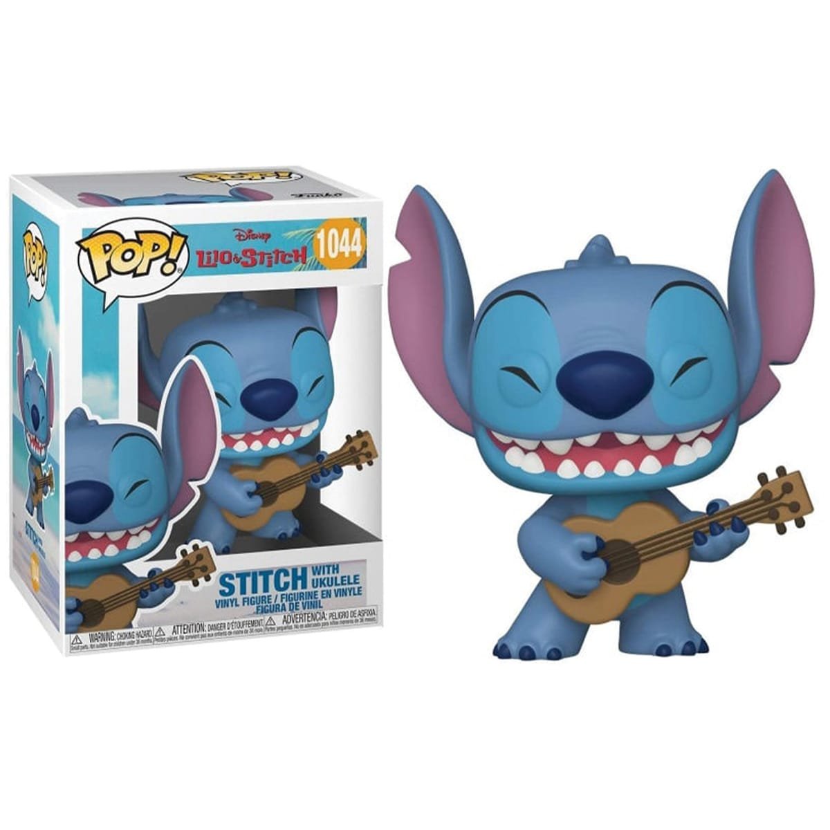 Funko Pop Stitch with Ukelele Lilo and Stitch Vinyl Figure N° 1044