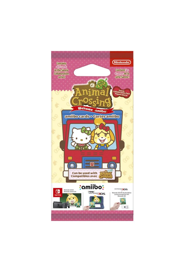 Carte Amiibo Animal Crossing: New Horizons + Sanrio