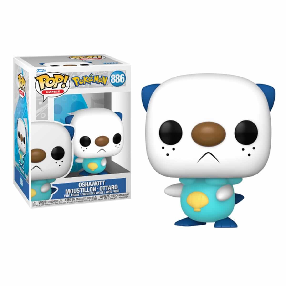Funko Pop Oshawott Pokémon 886 – Figura in Vinile da Collezione