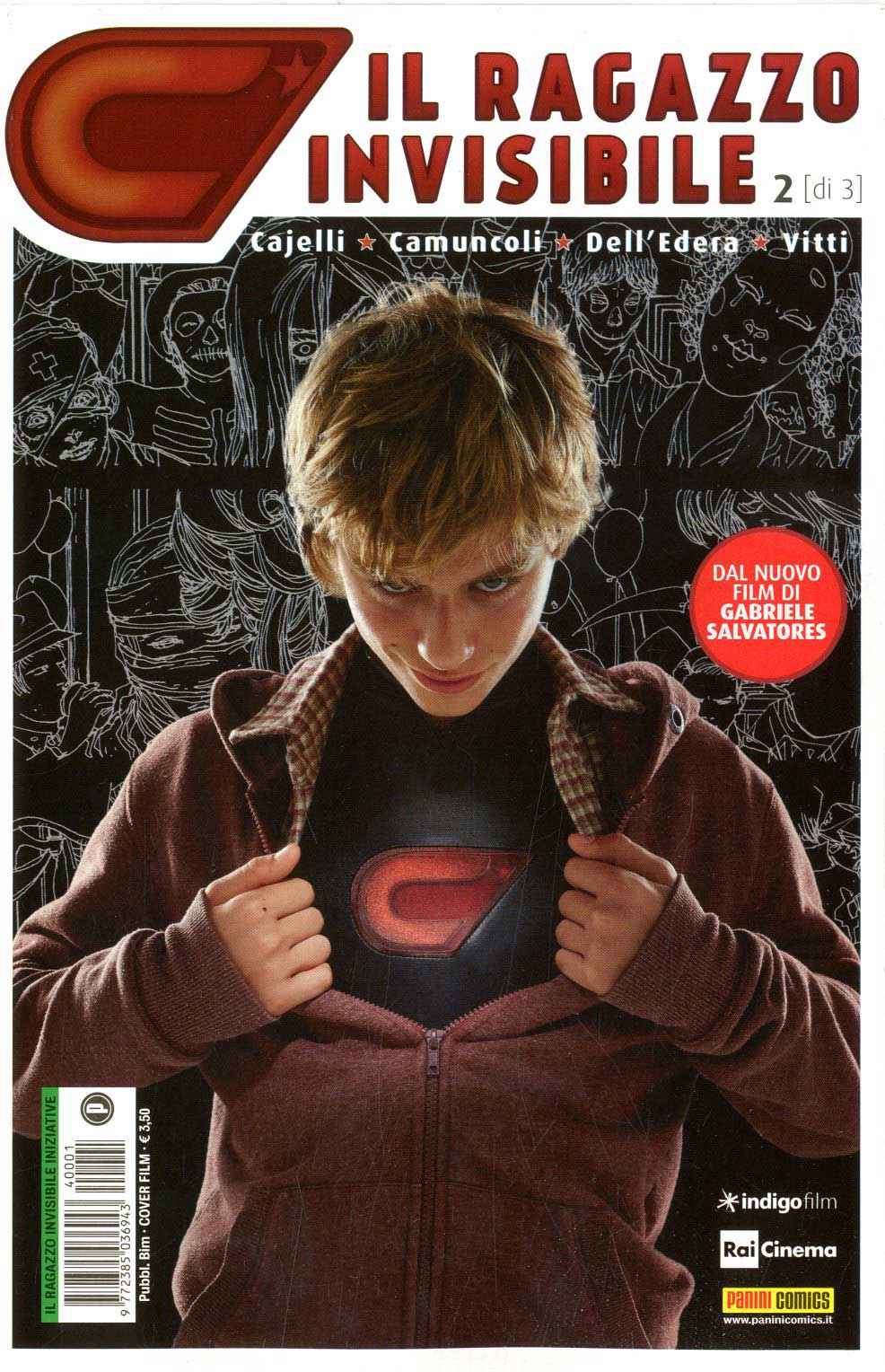 IL RAGAZZO INVISIBILE 2 VARIANT MOVIE COVER