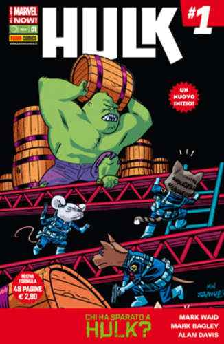 HULK & I DIFENSORI 28 VARIANT – COVER ANIMALI HULK 1