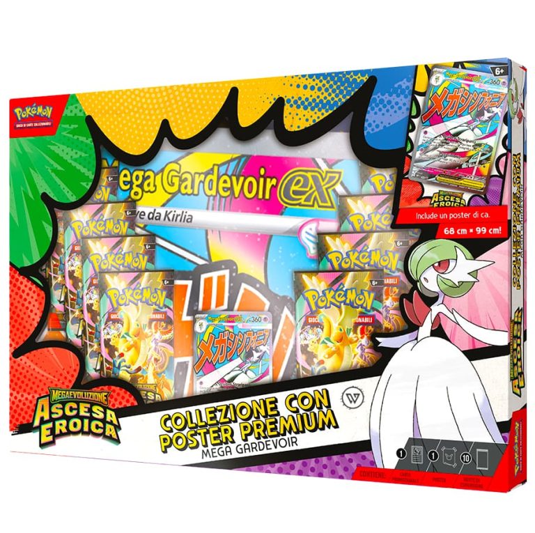 Collezione con poster premium Gardevoir – Ascesa Eroica – ITA