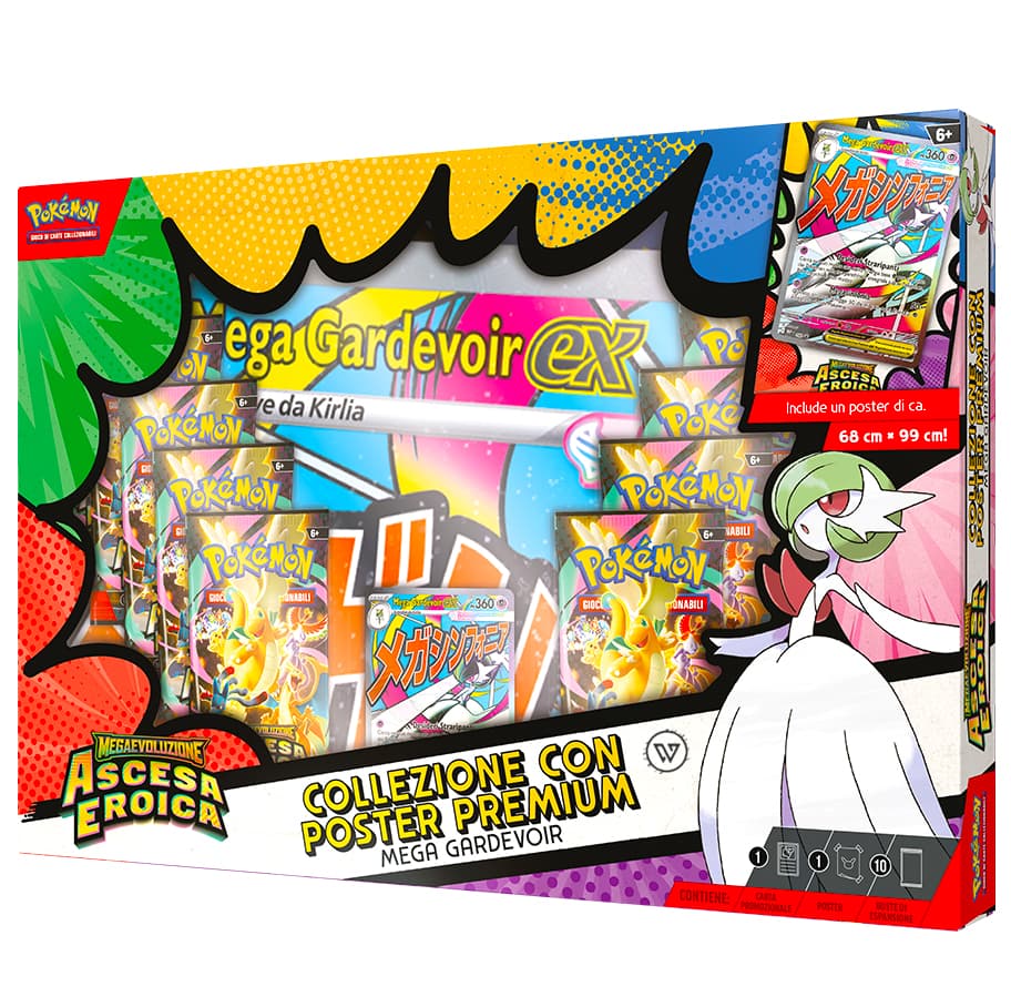 Collezione con poster premium Gardevoir – Ascesa Eroica – ITA