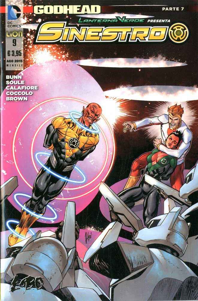 LANTERNA VERDE PRESENTA: SINESTRO NEW 52 9