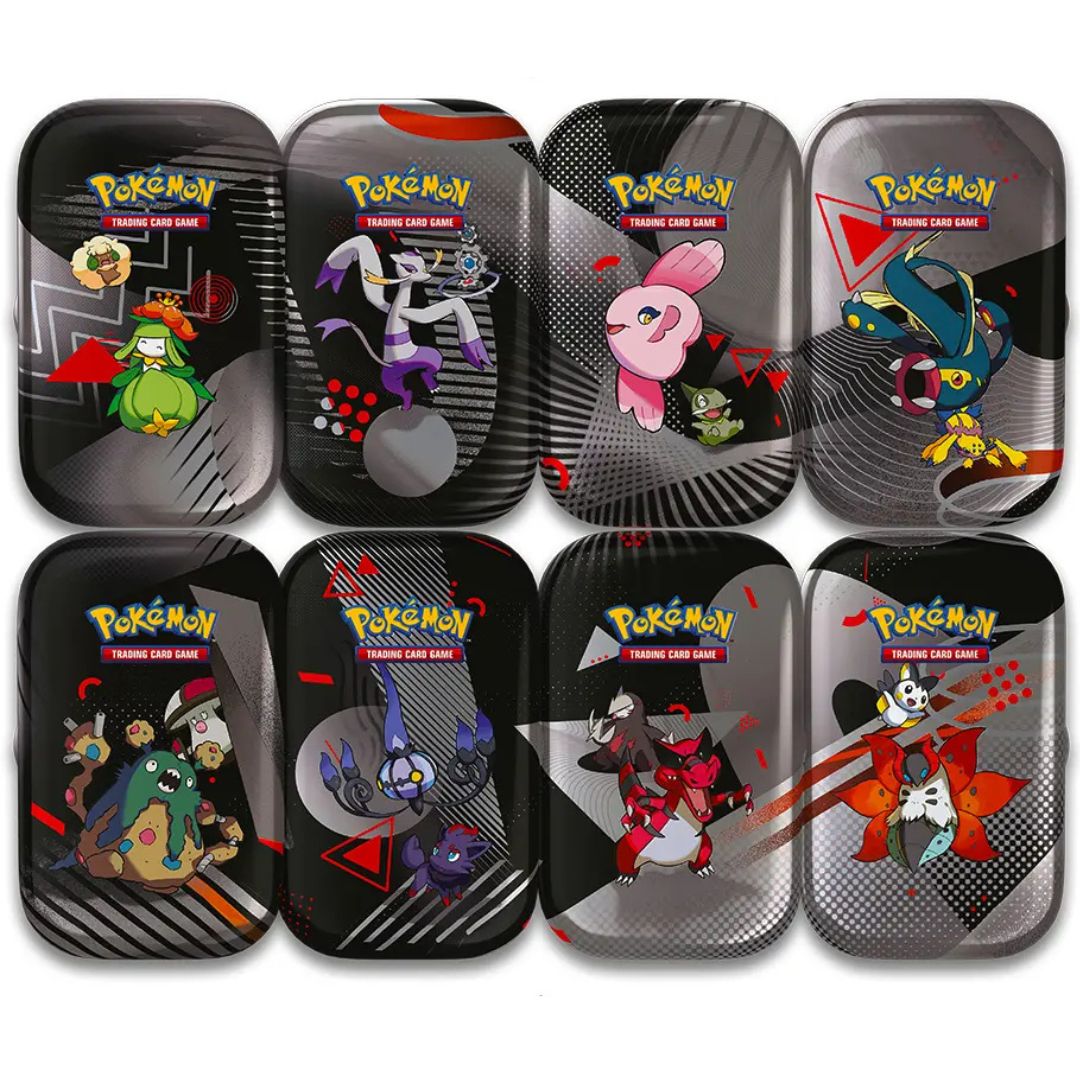 Mini Tin Luce Bianca & Fuoco Nero – artwork casuale (ITA)