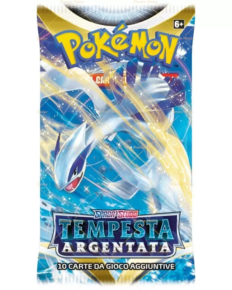 Spada e Scudo Tempesta Argentata Busta 10 Carte (IT)