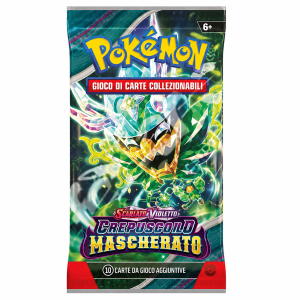 Pokémon Crepuscolo Mascherato – Bustina Singola 10 Carte – Scarlatto e Violetto – ITA