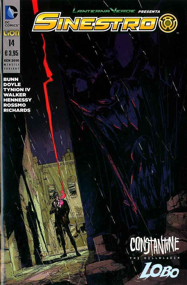 LANTERNA VERDE PRESENTA: SINESTRO NEW 52 14 VARIANT CONSTANTINE