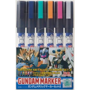 GUNDAM MARKER METALLIC SET 2