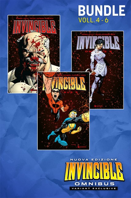 Invincible Omnibus Nuova Edizione Variant Exclusive – Bundle voll. 4-6 · PRE-ORDER