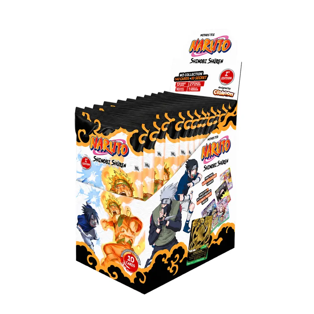 Naruto Mythos TCG – Shinobi Shiren Display 24 Buste (ENG)