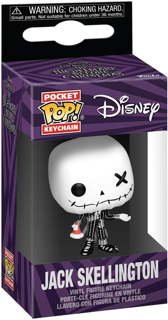 Portachiavi Funko POP Disney TNBC Patchwork Jack Skellington
