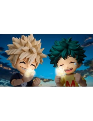Bandai S.H. Figuarts My Hero Academia Izuku Midoriya & Katsuki Bakugo Childhood Set