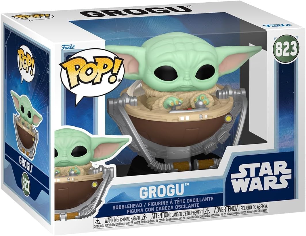 Funko Pop Star Wars The Mandalorian and Grogu – Grogu in Pram 823