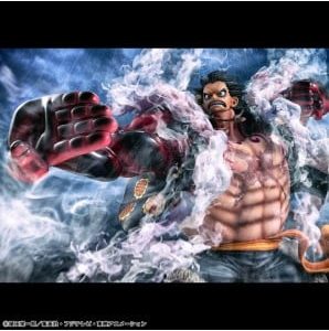 Megahouse P.O.P. Portrait of Pirates One Piece SA-Maximum Monkey D. Luffy Gear 4th Boundman 10th Anniversary Limited Edition
