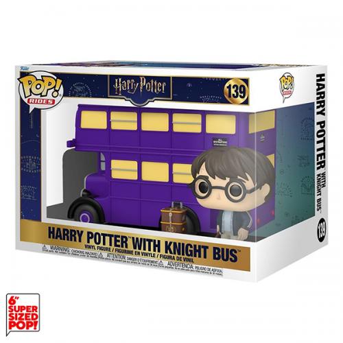 Harry Potter – POP! Deluxe Vinyl Figure #139 Harry Potter con Knight Bus