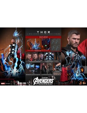 Hot Toys Movie Masterpiece Avengers: Doomsday Thor 1/6 Scale Collectible Figure Deluxe Version
