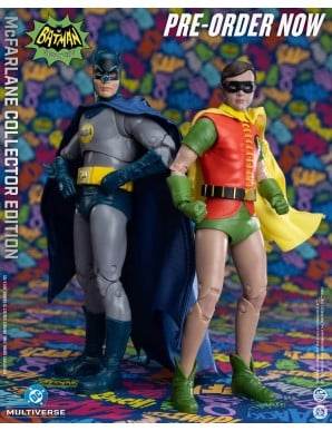 Mc Farlane DC Multiverse Batman 1966 Batman & Robin Collector Edition