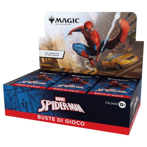 Magic The Gathering Marvel Spider-Man Display Play Booster (1 bustina) ITA