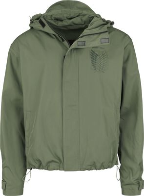 Titan Silhouette | Giacca di mezza stagione | verde | Attack On Titan