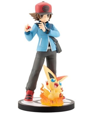 Kotobukiya ARTFX J Pokemon Series Hilbert with Victini
