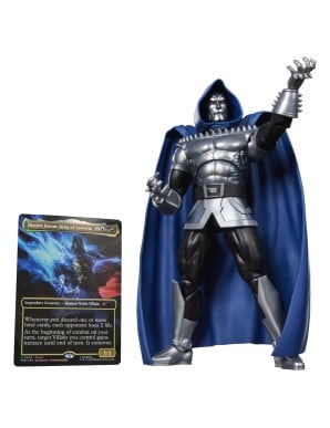 Hasbro Marvel Legends Doctor Doom 2099 with Exclusive Magic: The Gathering Card