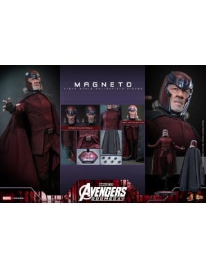 Hot Toys Movie Masterpiece Avengers: Doomsday Magneto 1/6 Scale Collectible Figure