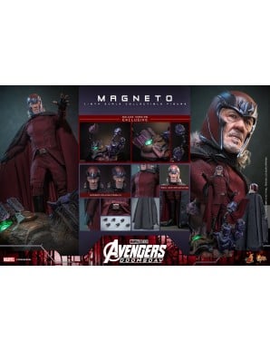 Hot Toys Movie Masterpiece Avengers: Doomsday Magneto 1/6 Scale Collectible Figure Deluxe Version