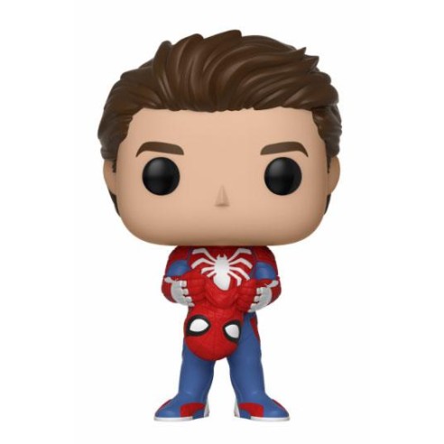 Spider-Man – POP! Games Vinyl Figure Unmasked Spider-Man 9 cm