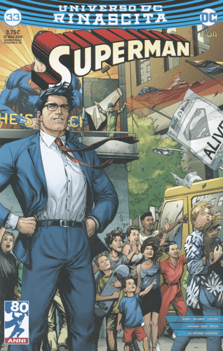 SUPERMAN RINASCITA 33 VARIANT COMICON EFFETTO OZ PARTE SECONDA