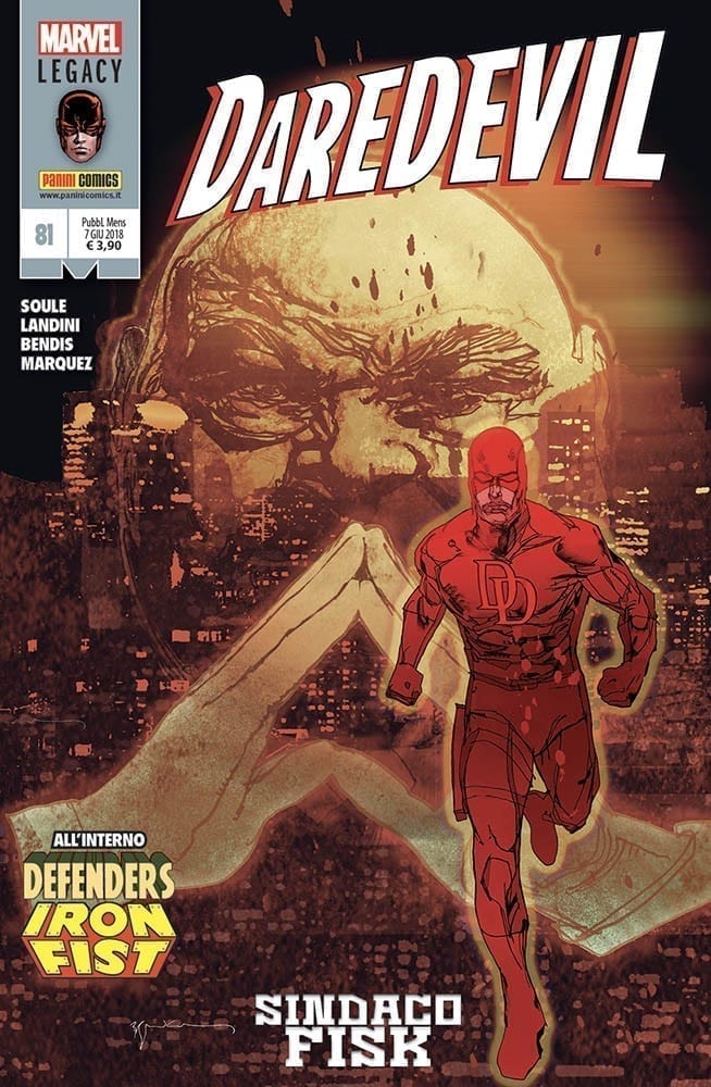 DEVIL & I CAVALIERI MARVEL 81 MARVEL LEGACY DAREDEVIL 30