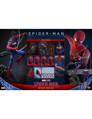 Hot Toys Movie Masterpiece Spider-Man: Brand New Day Spider-Man 1/6 Scale Collectible Figure Deluxe Version