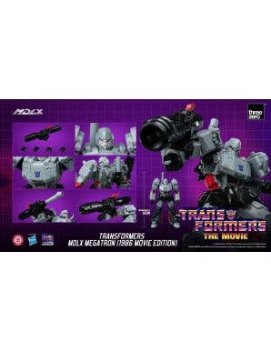 Threezero Transformers The Movie 40th Anniversary MDLX Articulated Figures Series Megatron 1986 Movie Edition