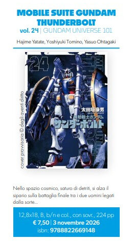 *PREORDINE* GUNDAM THUNDERBOLT 24