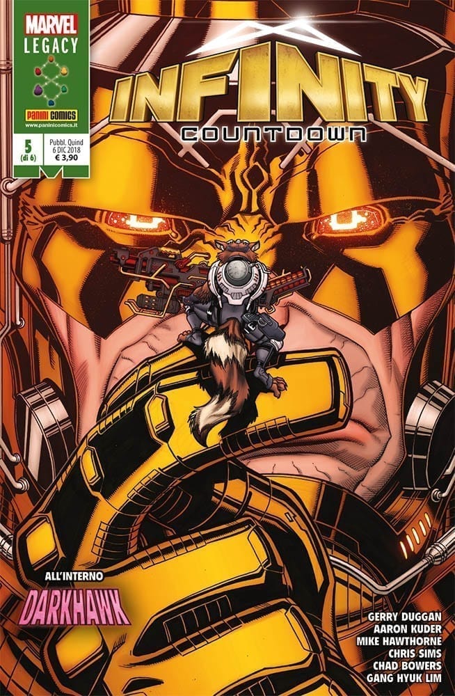 INFINITY COUNTDOWN 5 DI 6 MARVEL MINISERIE 208