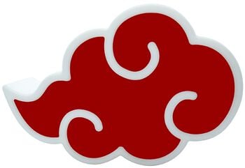 Shippuden – Akatsuki Cloud | Lampade | rosso/bianco | Naruto
