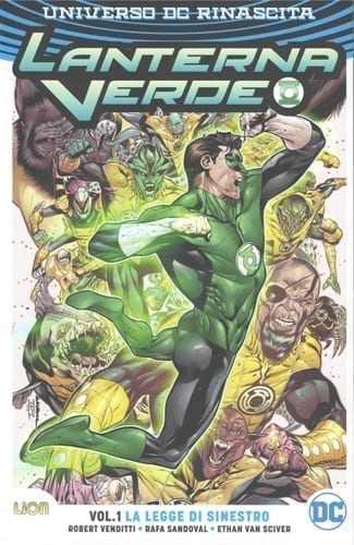 LANTERNA VERDE RINASCITA BROSSURATO (2018) VOL. 1 REBIRTH COLLECTION