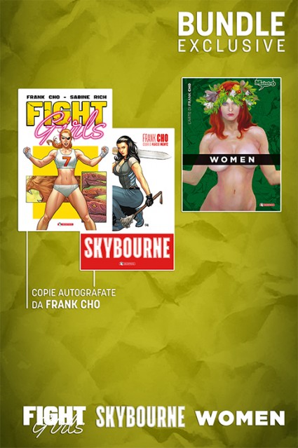 Fight Girls + Skybourne + Women · Con copia variant autografata