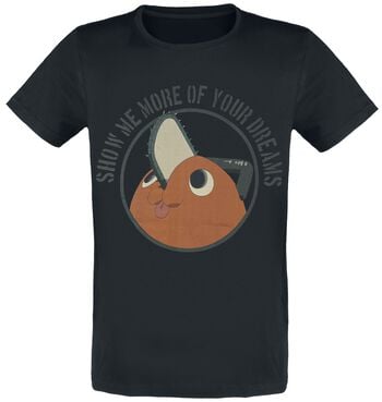 Pochita – Show me your dreams | T-Shirt | nero | Chainsaw Man